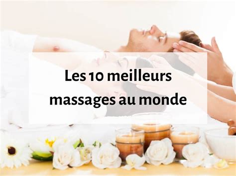 Les meilleurs massages à Saint